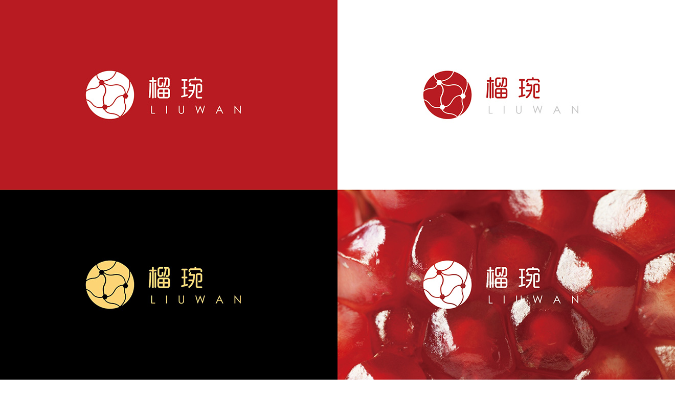 天兆石榴logo色系